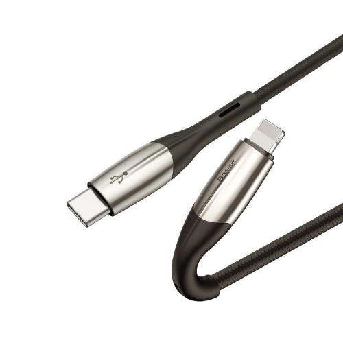 Kup Baseus USB-C zu Lightning PD Kabel Horizontal, Power Delivery, LED, 2m (schwarz) - BSU1219BLK - {ean13} - Sklep Home Screen