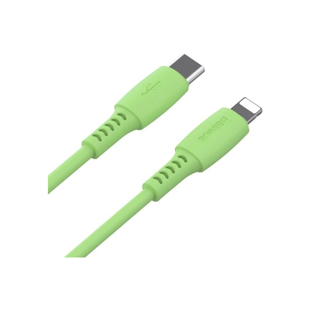 Kabel USB-C do Lightning Baseus Colourful, PD, 18W, 1.2m (zielony)