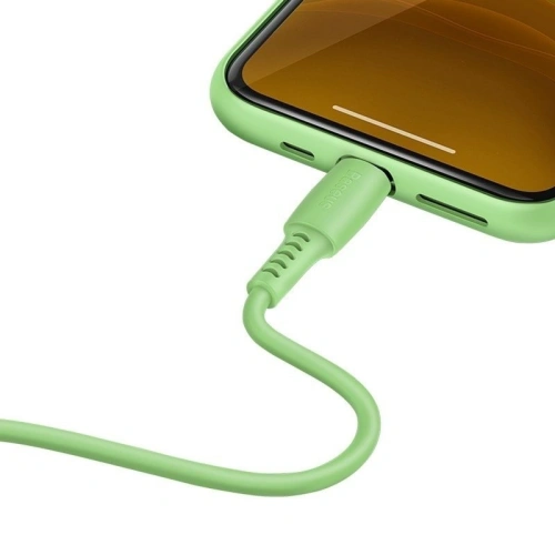 Kup Cablul USB-C la Lightning Baseus Colorat, PD, 18W, 1.2m (verde) - BSU1220GRN - {ean13} - Sklep Home Screen