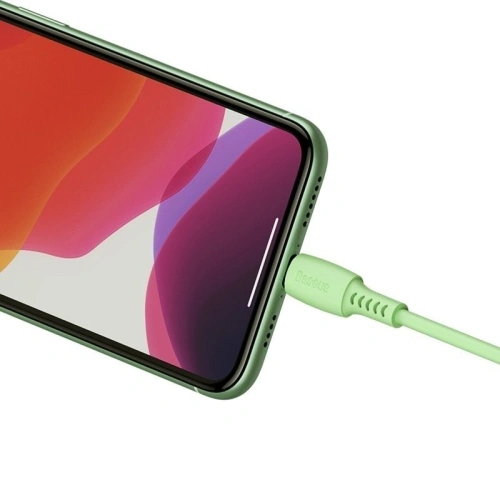 Kup Cablul USB-C la Lightning Baseus Colorat, PD, 18W, 1.2m (verde) - BSU1220GRN - {ean13} - Sklep Home Screen
