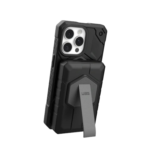 Kup Powerbank mit Ständer UAG Urban Armor Gear Rugged 10K 10000mAh 10W MagSafe grau-schwarz - UAG1443 - {ean13} - Sklep Home Screen