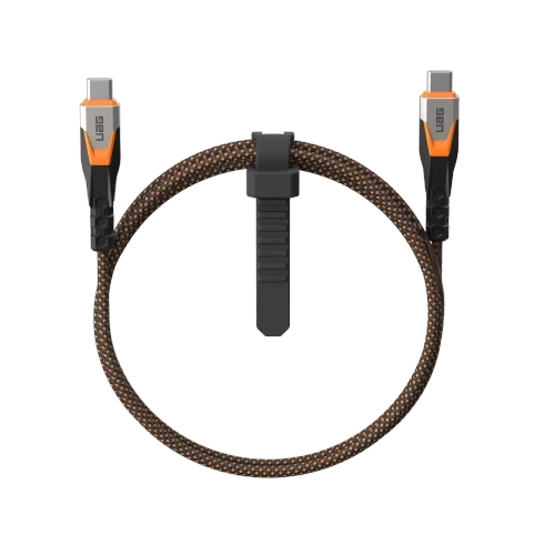 Kup Kabel UAG Urban Armor Gear SRGE USB-C / USB-C, USB 3.2 Gen2 240W, 20Gbps, 75cm (černá/oranžová) - UAG1444 - {ean13} - Sklep Home Screen