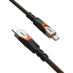 Buy UAG Urban Armor Gear SRGE USB-C / USB-C, USB 3.2 Gen2 240W, 20Gbps, 75cm (black/orange) - UAG1444 - {ean13} - Home Screen Store Europe