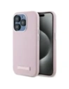 Karl Lagerfeld KLHMP15XPGMSRPP Apple iPhone 15 Pro Max Hardcase FW Metallplatte MagSafe pink