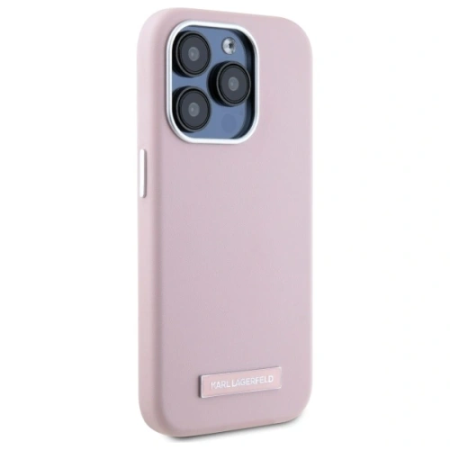 Kup Karl Lagerfeld KLHMP15XPGMSRPP Apple iPhone 15 Pro Max Hardcase FW Metallplatte MagSafe pink - KLD21752 - {ean13} - Sklep Home Screen