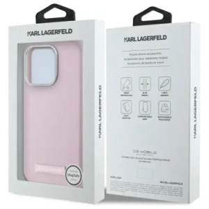 Kup Karl Lagerfeld KLHMP15XPGMSRPP Apple iPhone 15 Pro Max Hardcase FW Metallplatte MagSafe pink - KLD21752 - {ean13} - Sklep Home Screen