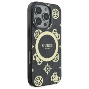 Kup Etui Guess GUHMP16LH4PYEEK Apple iPhone 16 Pro hardcase IML Peony On 4G Background MagSafe černý/black - GUE3652 - {ean13} - Sklep Home Screen