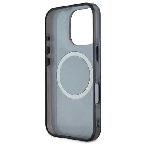 Kup Guess GUHMP16LH4PYEEK Apple iPhone 16 Pro Hardcase IML Pfingstrose Auf 4G Hintergrund MagSafe schwarz - GUE3652 - {ean13} - Sklep Home Screen