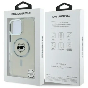 Kup Karl Lagerfeld KLHMP16LHLSCHH Apple iPhone 16 Pro Hardcase IML Metall Choupette Kopf MagSafe weiß - KLD21753 - {ean13} - Sklep Home Screen