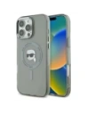 Karl Lagerfeld KLHMP16LHLSKIK Apple iPhone 16 Pro hardcase IML Metal Karl Head MagSafe black