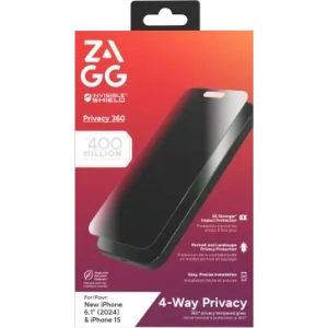Kup Szkło prywatyzujące ZAGG InvisibleShield Glass Elite Privacy 360 Apple iPhone 15 / 16 - ZAG154 - {ean13} - Sklep Home Screen
