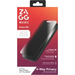 Kup Szkło prywatyzujące ZAGG InvisibleShield Glass Elite Privacy 360 Apple iPhone 16 Pro - ZAG155 - {ean13} - Sklep Home Screen