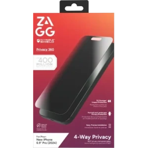 Kup Szkło prywatyzujące ZAGG InvisibleShield Glass Elite Privacy 360 Apple iPhone 16 Pro Max - ZAG156 - {ean13} - Sklep Home Screen