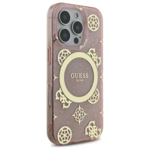 Kup Etui Guess GUHMP16LH4PYEEP Apple iPhone 16 Pro hardcase IML Peony On 4G Background MagSafe różowy/pink - GUE3653 - {ean13} - Sklep Home Screen