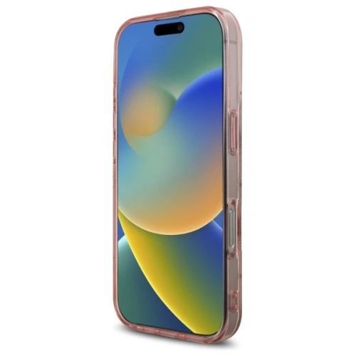 Kup Guess GUHMP16LH4PYEEP Apple iPhone 16 Pro hardcase IML Peony pe fundal 4G MagSafe roz - GUE3653 - {ean13} - Sklep Home Screen
