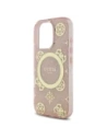 Buy Guess GUHMP16LH4PYEEP Apple iPhone 16 Pro hardcase IML Peony On 4G Background MagSafe pink - GUE3653 - {ean13} - Home Screen Store Europe