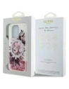 Buy Guess GUHMP16LLFMWTP AppleiPhone 16 Pro hardcase Liquid Glitter Flower MagSafe pink - GUE3654 - {ean13} - Home Screen Store Europe
