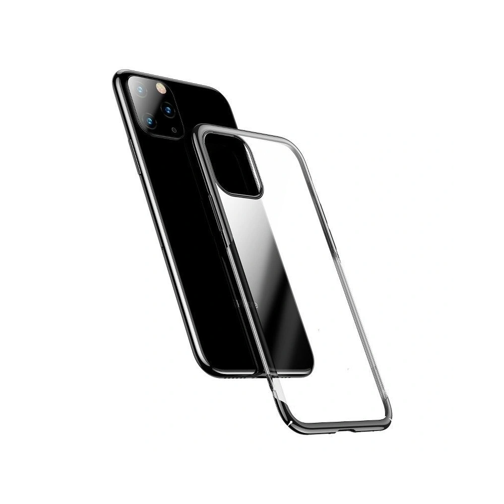 Przezroczyste etui ochronne Baseus Glitter Case do iPhone 11 Pro 5,8 (czarne)
