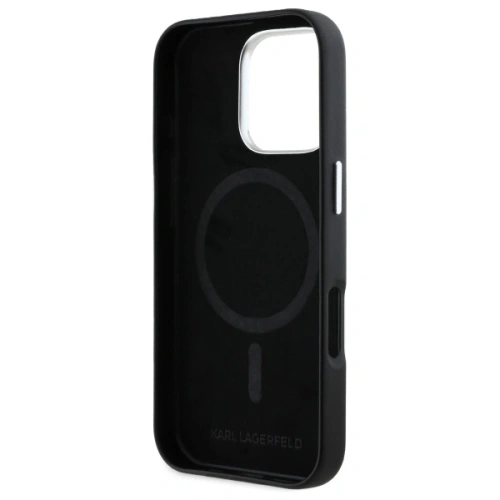 Kup Karl Lagerfeld KLHMP16LPGMSRPK Apple iPhone 16 Pro husă solidă FW Metal Plate MagSafe neagră - KLD21757 - {ean13} - Sklep Home Screen