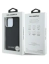 Buy Karl Lagerfeld KLHMP16LPGMSRPK Apple iPhone 16 Pro hardcase FW Metal Plate MagSafe black - KLD21757 - {ean13} - Home Screen Store Europe