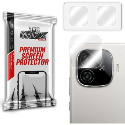Buy GrizzGlass HybridGlass Camera Vivo iQOO Z9 Turbo Plus - GRZ11748 - {ean13} - Home Screen Store Europe