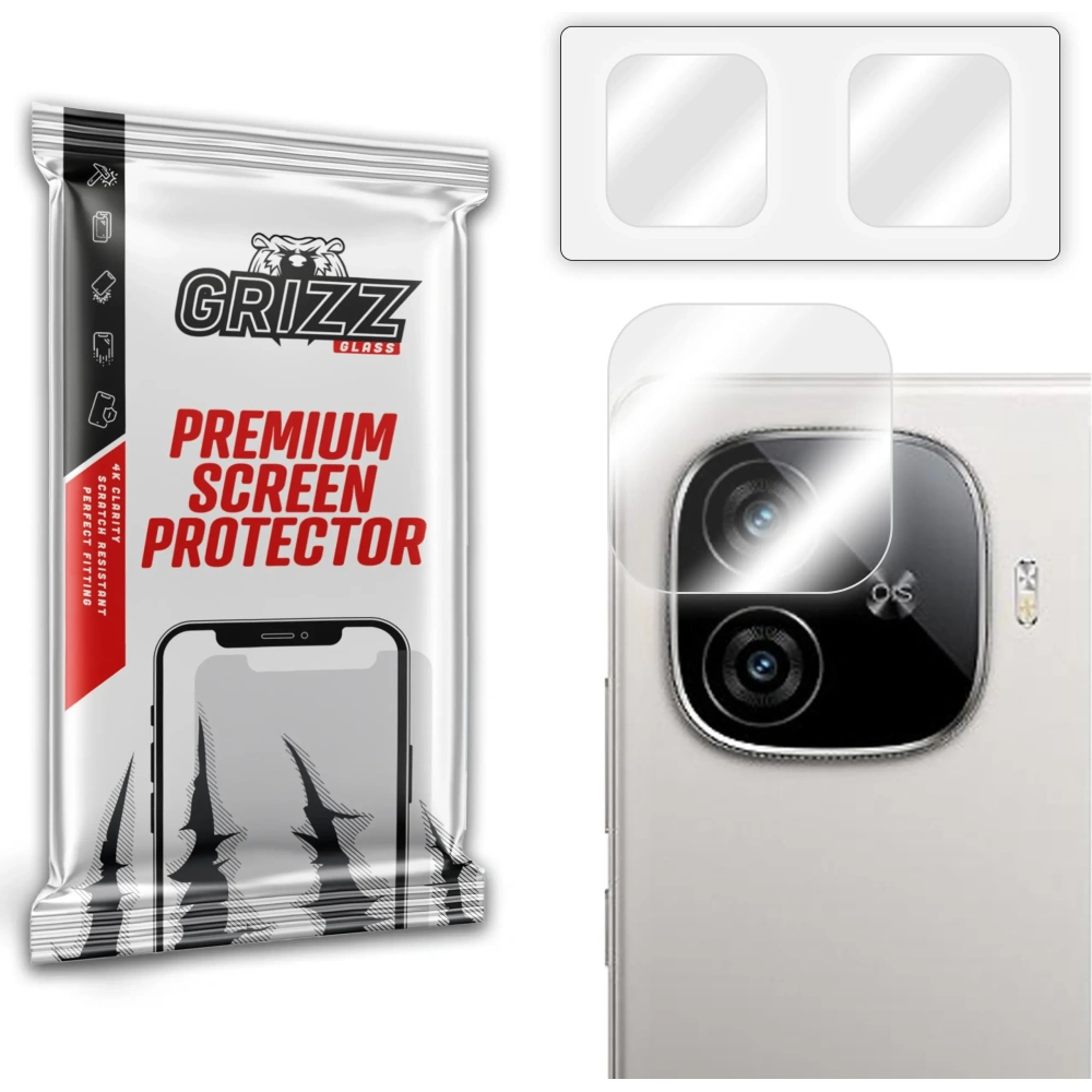 Szkło na aparat GrizzGlass HybridGlass Camera do Vivo iQOO Z9 Turbo Plus