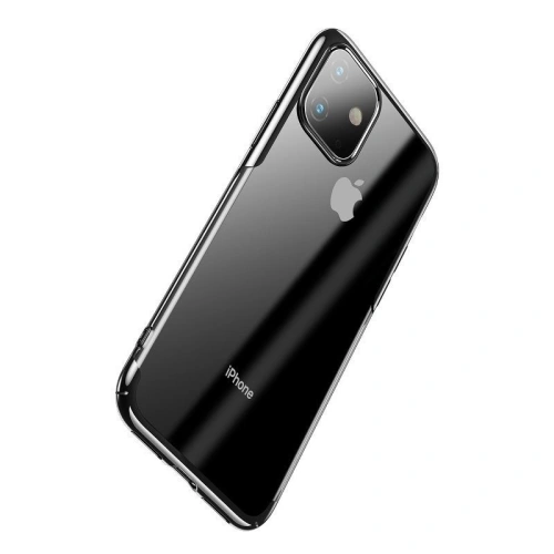 Kup Etui de protecție transparent Baseus Glitter Case pentru iPhone 11 6,1 (negru) - BSU1233BLK - {ean13} - Sklep Home Screen
