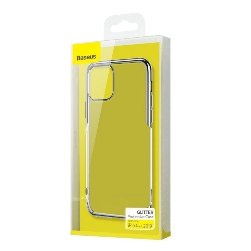 Kup Etui de protecție transparent Baseus Glitter Case pentru iPhone 11 6,1 (argintiu) - BSU1234SLV - {ean13} - Sklep Home Screen