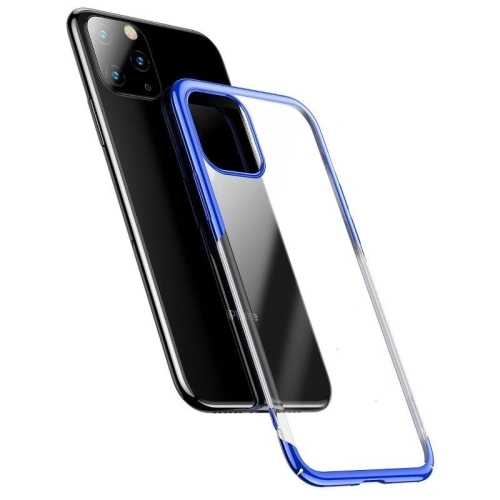 Kup Etui de protecție transparent Baseus Glitter Case pentru iPhone 11 6,1 (albastru) - BSU1235BLU - {ean13} - Sklep Home Screen