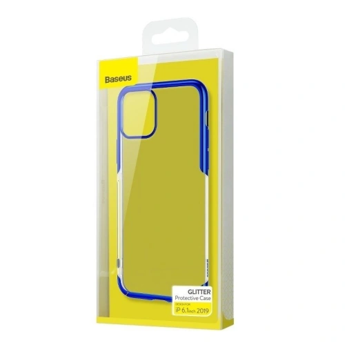 Kup Etui de protecție transparent Baseus Glitter Case pentru iPhone 11 6,1 (albastru) - BSU1235BLU - {ean13} - Sklep Home Screen