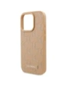 Buy Karl Lagerfeld KLHMP16LPKHPORPE Apple iPhone 16 Pro hardcase Leather Monogram Metal Logo MagSafe beige - KLD21758 - {ean13} - Home Screen Store Europe