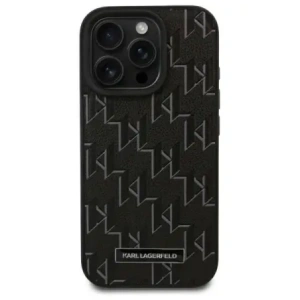 Kup Etui Karl Lagerfeld KLHMP16LPKHPORPK Apple iPhone 16 Pro hardcase kožené Monogram Metal Logo MagSafe černé/black - KLD21759 - {ean13} - Sklep Home Screen