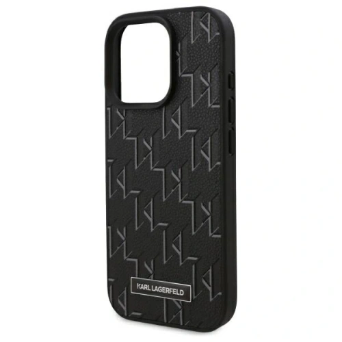 Kup Karl Lagerfeld KLHMP16LPKHPORPK Apple iPhone 16 Pro husă din piele Monogram cu logo metalic MagSafe neagră - KLD21759 - {ean13} - Sklep Home Screen