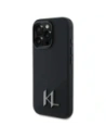 Buy Karl Lagerfeld KLHMP16LSCMKMPCK Apple iPhone 16 Pro hardcase Silicone Shadow Metal Initial MagSafe black - KLD21760 - {ean13} - Home Screen Store Europe