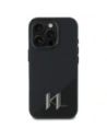 Buy Karl Lagerfeld KLHMP16LSCMKMPCK Apple iPhone 16 Pro hardcase Silicone Shadow Metal Initial MagSafe black - KLD21760 - {ean13} - Home Screen Store Europe