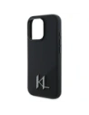 Buy Karl Lagerfeld KLHMP16LSCMKMPCK Apple iPhone 16 Pro hardcase Silicone Shadow Metal Initial MagSafe black - KLD21760 - {ean13} - Home Screen Store Europe