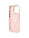 Buy Karl Lagerfeld KLHMP16LSCMKMPCP Apple iPhone 16 Pro hardcase Silicone Shadow Metal Initial MagSafe pink - KLD21761 - {ean13} - Home Screen Store Europe