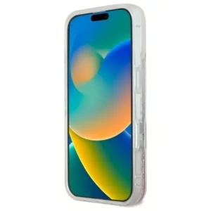 Kup Guess GUHMP16SLFMWTP Apple iPhone 16 Hülle Liquid Glitter Flower MagSafe pink - GUE3658 - {ean13} - Sklep Home Screen