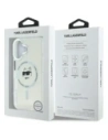 Buy Karl Lagerfeld KLHMP16MHLSCHH Apple iPhone 16 Plus hardcase IML Metal Choupette Head MagSafe white - KLD21762 - {ean13} - Home Screen Store Europe