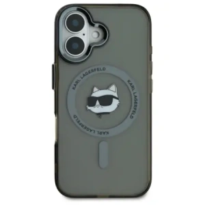 Kup Karl Lagerfeld KLHMP16MHLSCHK Apple iPhone 16 Plus hardcase IML Metal Choupette Head MagSafe negru - KLD21763 - {ean13} - Sklep Home Screen