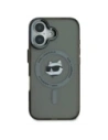 Buy Karl Lagerfeld KLHMP16MHLSCHK Apple iPhone 16 Plus hardcase IML Metal Choupette Head MagSafe black - KLD21763 - {ean13} - Home Screen Store Europe