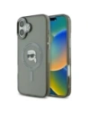 Buy Karl Lagerfeld KLHMP16MHLSKIK Apple iPhone 16 Plus hardcase IML Metal Karl Head MagSafe black - KLD21764 - {ean13} - Home Screen Store Europe