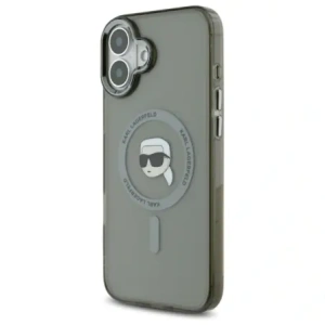 Kup Karl Lagerfeld KLHMP16MHLSKIK Apple iPhone 16 Plus Hardcase IML Metall Karl Head MagSafe schwarz - KLD21764 - {ean13} - Sklep Home Screen