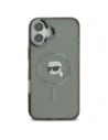 Buy Karl Lagerfeld KLHMP16MHLSKIK Apple iPhone 16 Plus hardcase IML Metal Karl Head MagSafe black - KLD21764 - {ean13} - Home Screen Store Europe
