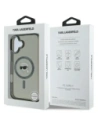 Buy Karl Lagerfeld KLHMP16MHLSKIK Apple iPhone 16 Plus hardcase IML Metal Karl Head MagSafe black - KLD21764 - {ean13} - Home Screen Store Europe