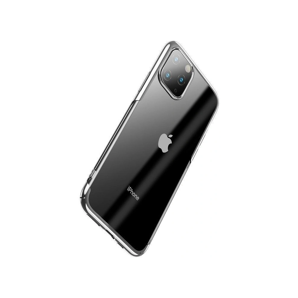 Przezroczyste etui ochronne Baseus Glitter Case do iPhone 11 Pro Max 6,5 (srebrne)