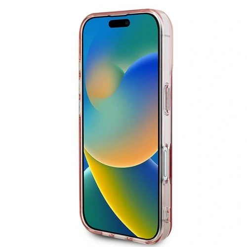Kup Guess GUHMP16SPFTDTEP Apple iPhone 16 carcasă dură IML cu cristale Swarovski MagSafe roz - GUE3661 - {ean13} - Sklep Home Screen