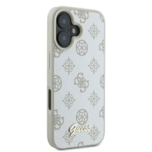 Kup Etui Guess GUHMP16SPGPYSH Apple iPhone 16 hardcase Peony Script Logo MagSafe bílý/white - GUE3662 - {ean13} - Sklep Home Screen
