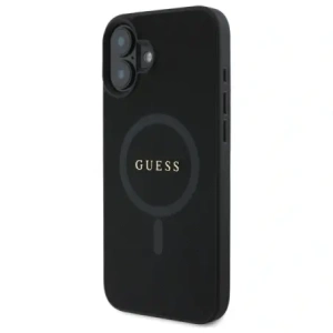 Kup Etui Guess GUHMP16SPSAHMCK Apple iPhone 16 hardcase Saffiano Classic Logo MagSafe černé/black - GUE3663 - {ean13} - Sklep Home Screen