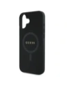 Kup Guess GUHMP16SPSAHMCK Apple iPhone 16 carcasă dură Saffiano Classic Logo MagSafe neagră - GUE3663 - {ean13} - Sklep Home Screen